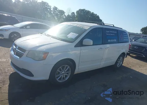 2013 Dodge Grand Caravan Sxt z USA, uszkodzony, nr VIN 2C4RDGCG0DR599202